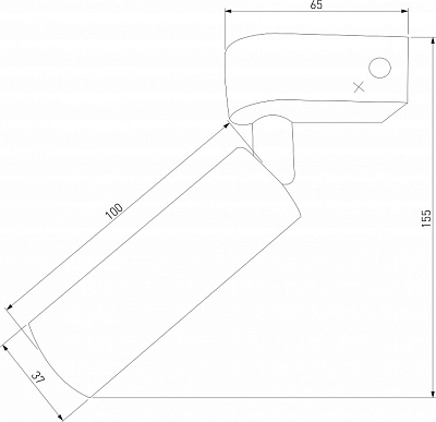 Бра Eurosvet Pitch 20143/1 LED латунь 400_400_1812710