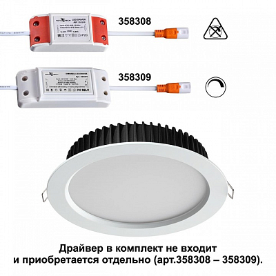 Встраиваемый светильник Novotech Drum 358304 400_400_1696613