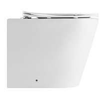 Унитаз приставной IBERICA BLANCA BURGOS ALTO Rimless белый, сиденье полипропилен (IB.BRA.131.1B1) 500_191_2900551