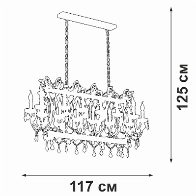 Подвесная люстра Vitaluce V5814 V5814-7/14 400_400_1819898