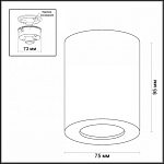 Накладной светильник Odeon Light Aquana 3571/1C 250_100_1723524