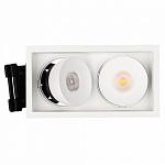 Встраиваемый светильник Arlight CL-SIMPLE-S148x80-2x9W Warm3000 (WH, 45 deg) 026876 250_100_1887976