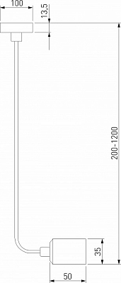 Подвес для трека Elektrostandard Esthetic Magnetic a065431 400_400_587662