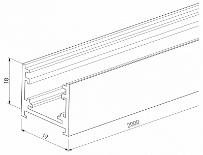 Трек накладной Elektrostandard Line Magnetic 85227/00 400_400_2887733