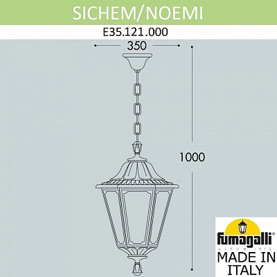 Подвесной светильник Fumagalli Noemi E35.121.000.WYH27 400_400_1803798