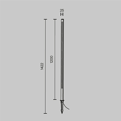 Ландшафтный светильник Outdoor O440FL-L18GF3K 400_400_851283