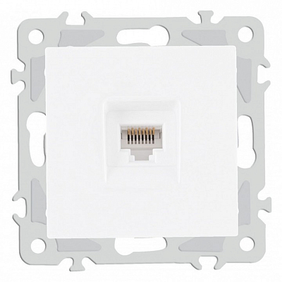 Розетка Ethernet RJ-45 без рамки Arte Milano am-206 206.45-1.white 400_400_2167491
