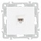 Розетка Ethernet RJ-45 без рамки Arte Milano am-206 206.45-1.white