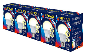 Набор ламп светодиодных Uniel PLP01WH E27 10Вт 3000K UL-00008087 500_191_3070079
