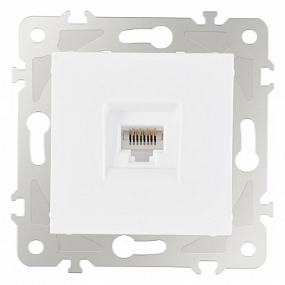 Розетка Ethernet RJ-45 без рамки Arte Milano am-203 203.45-1.white 400_400_2166672