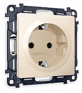 Розетка с заземлением и со шторкой, без рамки Ambrella Volt ALFA MA327010 500_191_2306872