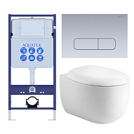 SET AQUATEK АЛЬТАИР-014 4в1 (рама AQUATEK Standard INS-0000012+крепеж KKI-0000002+клавиша KDI-0000014+унитаз АЛЬТАИР AQ1980-00 с тонким сиденьем soft 500_191_3226737