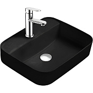 AQ5506-MB ВЕГА раковина 500*395*140 для установки на столешницу, матовый черный 500_191_3225996