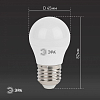 Лампа светодиодная Эра Стандарт E27 7Вт 2700K LED P45-7W-827-E27 100_100_2473431
