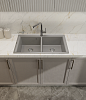 RIVELATO Мойка AXEL 90-2D 2-чаши 870*520мм grigio metallizzato арт. 100_100_2901090