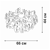Потолочная люстра Vitaluce V2832 V2832-1/7PL 100_100_2864282