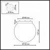Накладной светильник Odeon Light MIDCENT 7109/1C 100_100_2478869