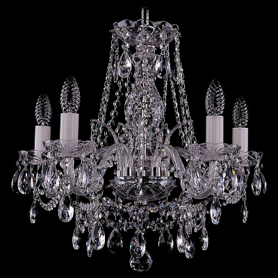 Подвесная люстра Bohemia Ivele Crystal 1411 1411/5/160/Ni 400_400_2426773