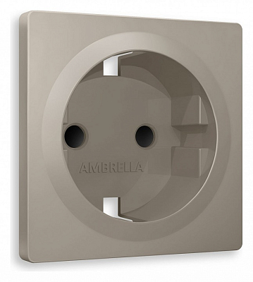 Накладка для розетки с заземлением и со шторками Ambrella Volt ALFA AP3670 400_400_2185124