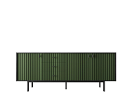 Комод с тремя дверками и тремя ящиками "Emerson" арт EM07/green/L 250_100_Array