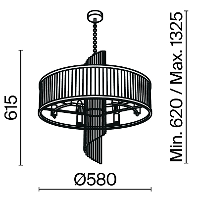 Подвесной светильник Maytoni MOD174PL-06G 400_400_851781