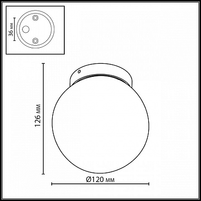 Накладной светильник Odeon Light NATURE 7124/1C 400_400_1391799
