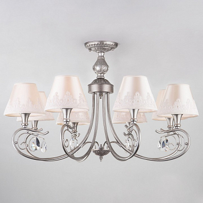 Люстра на штанге Eurosvet Incanto 60069/8 серебро 400_400_2422773