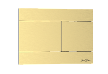 Кнопка смыва IBERICA BLANCA INOX-R нержавеющая сталь, золото матовое (IB.B015.03) 250_100_2915678