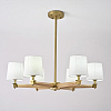 Люстра на штанге Imperiumloft Jorgenson White/Light wood STAVRA01 100_100_1986075