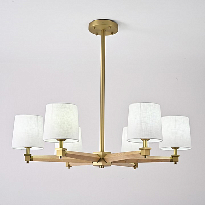 Люстра на штанге Imperiumloft Jorgenson White/Light wood STAVRA01 400_400_1986075