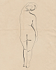 Интерьерный постер Nude 100_100_2846190