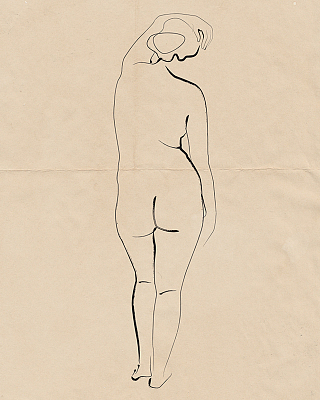 Интерьерный постер Nude 400_400_2846190