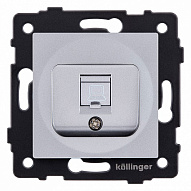 Розетка Ethernet RJ-45 без рамки Kollinger  REA-018GY 500_191_3123332