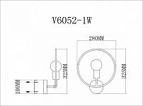 Бра Moderli Sachara V6052-1W 250_100_1965778