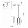 Подвесной светильник Odeon Light Pietra 7010/1A 100_100_1730286