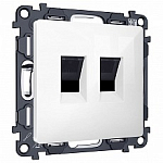Розетка двойная Ethernet RJ-45 без рамки Ambrella Volt ALFA MA112110 250_100_Array
