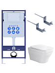 SET AQUATEK АМАДЕО KKI2 (рама AQUATEK Standard INS-0000012+крепеж KKI-0000002+унитаз АМАДЕО AQ1163-00 с тонким сиденьем soft-close) 250_100_2416468
