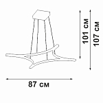 Подвесной светильник Vitaluce V2707 V2707-9/4S 250_100_1820297