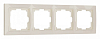 Рамка на 4 поста Werkel Snabb Basic (слоновая кость) W0042003 100_100_2129280