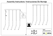 Подвесной светильник Mantra Arrecife 9384+9229 (5L) 250_100_3090378
