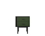 Тумбочка с двумя ящиками "Emerson" арт EM16/green/L 250_100_Array