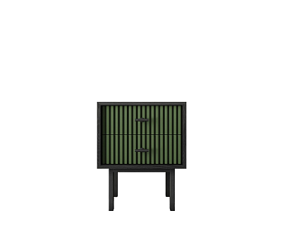 Тумбочка с двумя ящиками "Emerson" арт EM16/green/L 400_400_1929198