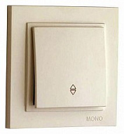 Выключатель проходной одноклавишный Mono Electric Despina 102-170025-109 500_191_2301490