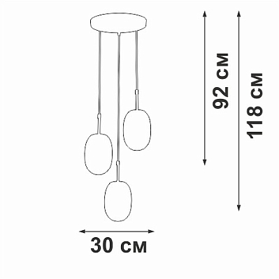 Подвесной светильник Vitaluce V28210 V28210-1/3S 400_400_2739526