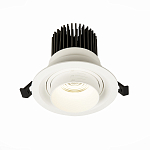 ST701.548.12 Св-к встр. Zoom Белый LED 1*12W 4000K 960Lm Ra90 15°-60° IP20 D115xH95 170-240V Встраиваемые светильники 250_100_2952654