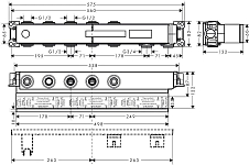 15356400S Set HG RainSelect термостатический смеситель для душа (15356400+15311180) белый/хром 250_100_1436484
