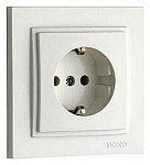 Розетка с заземлением Mono Electric Despina 102-010021-117 250_100_Array