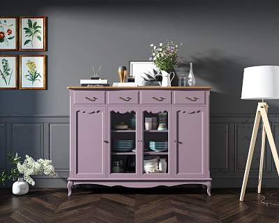 Комод-витрина Leontina Lavanda арт ST9363L 400_400_1939310