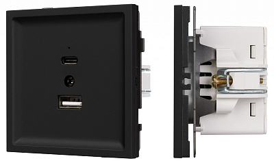 Розетка 2хUSB type A и C без рамки Arlight SCT-TENDO 054536 400_400_3090884