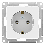 Розетка с заземлением без рамки Systeme Electric AtlasDesign ATN000143, SE ATN000143 250_100_2050631